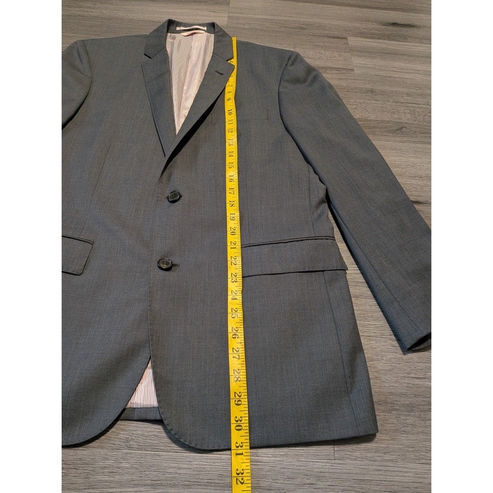 Brooks Brothers Men's‎ Gray 100% Wool Marzotto Fabric Sports Coat Size 42L - Picture 7 of 11